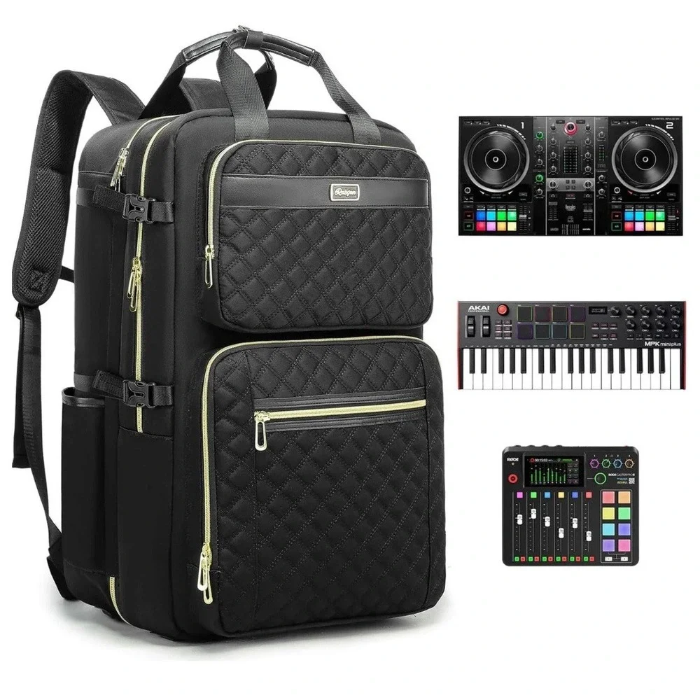 DJ Backpack Case for Pioneer DDJ REV1 Controller Mixer Gear Travel Bag Equipment